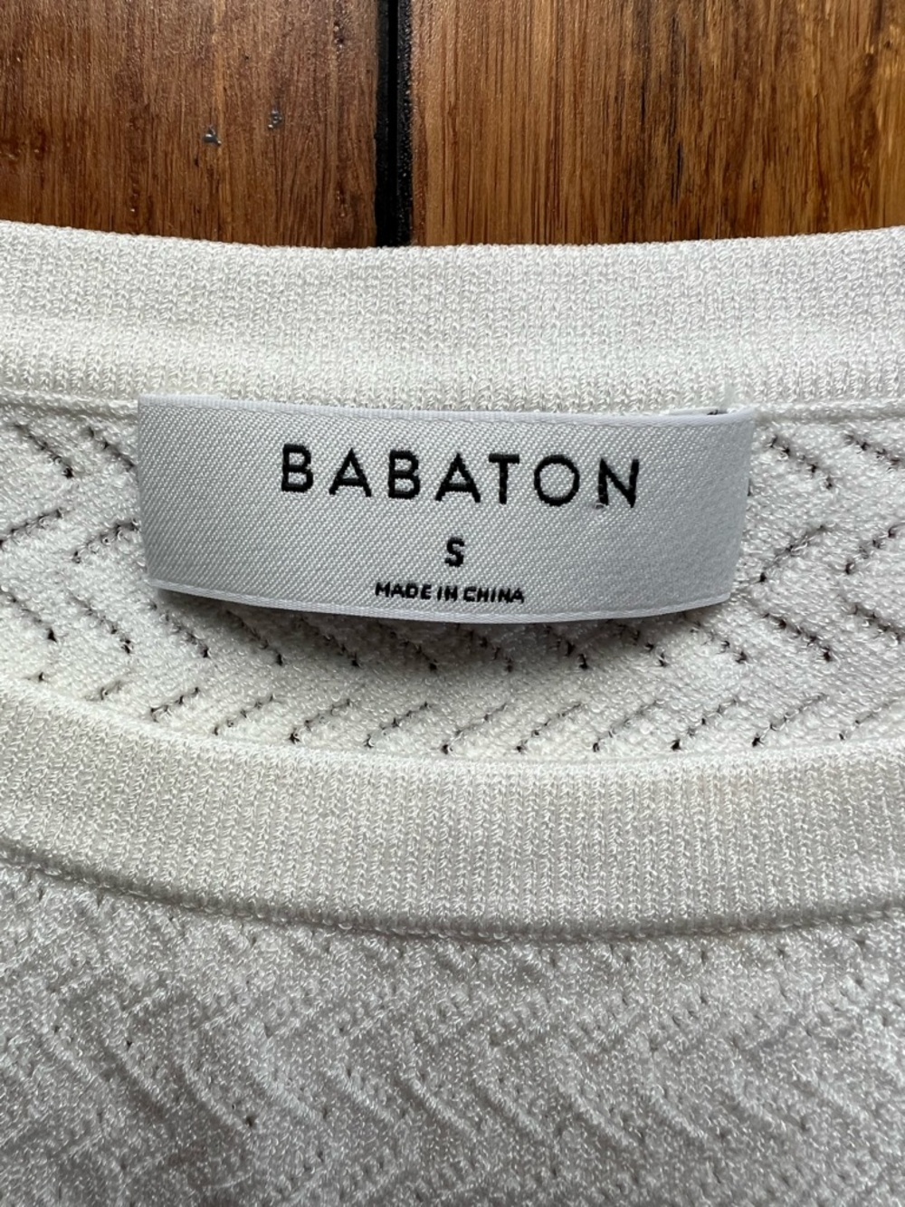 Babaton Pointelle Cropped Tank Size S - Picture 3 of 7